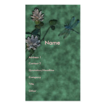 Dragonfly Business Card Template
