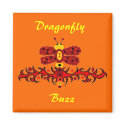 Dragonfly buzz magnet
