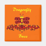 Dragonfly buzz magnet