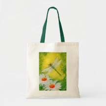 Dragonfly Daises Bag
