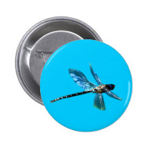 Dragonfly Damsel Fly Insect-lovers Gift Series Button