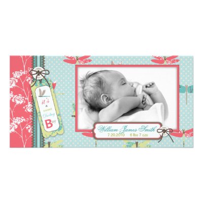 Dragonfly Dreams Boy Photo Card by LullabyeDreams