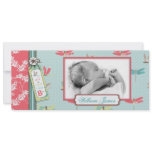 Dragonfly Dreams Boy Tall Announcement Card
