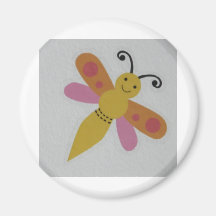 dragonfly fridge magnet