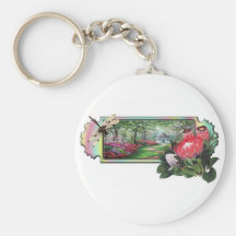 Dragonfly Garden Key Chains