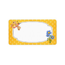 Dragonfly Garden Label