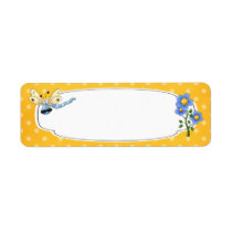 Dragonfly Garden Label