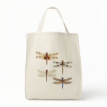 Dragonfly Grocery Tote Canvas Bag