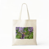 Dragonfly in Lavender Garden Tote Bags
