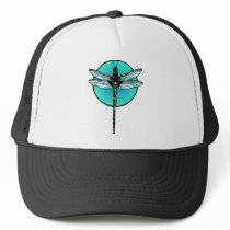 Dragonfly in Turquoise Circle