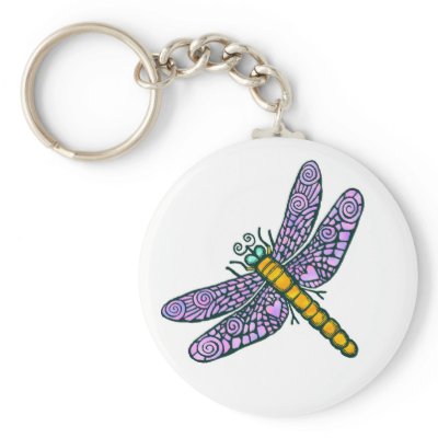 Dragonfly Keychains by artberry