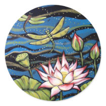 DRAGONFLY LOTUS   by Diana S Martin