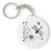 Dragonfly Love Keychain