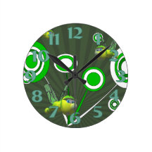 Dragonfly Medium Clock