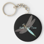 Dragonfly Monogram Business Key Chains