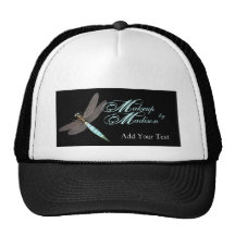 Dragonfly Monogram Business Mesh Hats