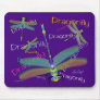Dragonfly Mousepad - Purple