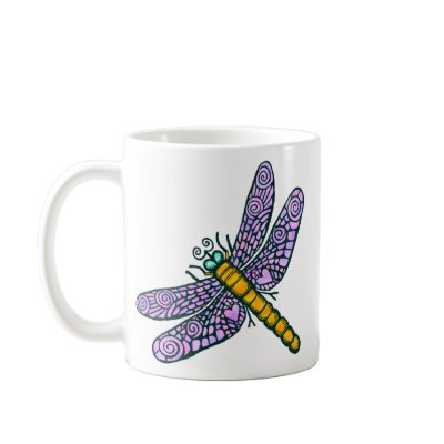 Dragonfly Mug by artberry