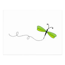 dragonfly postcard