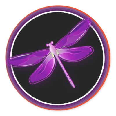 dragonfly stickers by Tamathaa
