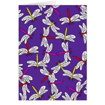 Dragonfly Wallpaper Cards by prawny
