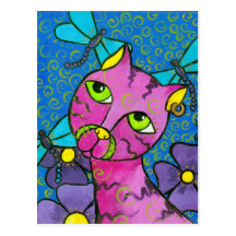 DragonflyCat Postcard
