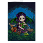 "Dragonling Garden III" Greeting Card