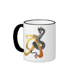 Dragonlore Initial A Coffee Mugs