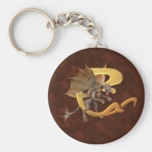 Dragonlore Initial C Keychain