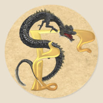 Dragonlore Initial F stickers