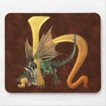 Dragonlore Initial H mousepads