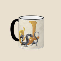 Dragonlore Initial J mugs