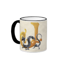 Dragonlore Initial J Mug