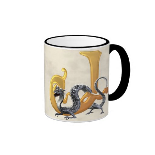 Dragonlore Initial J Mug
