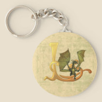 Dragonlore Initial L keychains