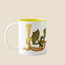 Dragonlore Initial L mugs