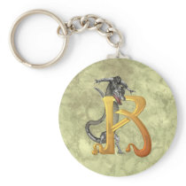 Dragonlore Initial R Key Chain