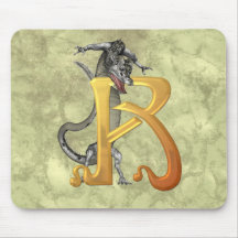 Dragonlore Initial R Mouse Mats