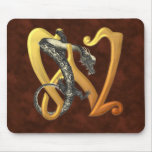 Dragonlore Initial W Mouse Pad