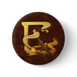 Dragonlore Initials E Pinback Button