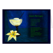 Dragons Cocktail Bar: Lemon Meringue Card