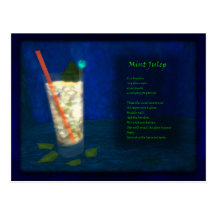 Dragons Cocktail Bar: Mint Julep Postcards