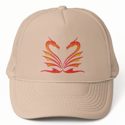 DRAGONS HEART MESH HATS by dgpaulart