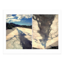 drain clouds postcards