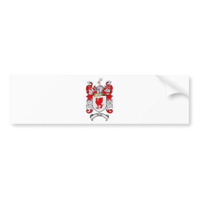 DRAKE FAMILY CREST -  DRAKE COAT OF ARMS BUMPER STICKERS by heraldics