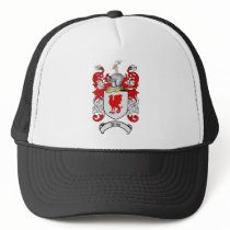 DRAKE FAMILY CREST -  DRAKE COAT OF ARMS TRUCKER HATS