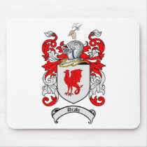 DRAKE FAMILY CREST -  DRAKE COAT OF ARMS MOUSE PADS