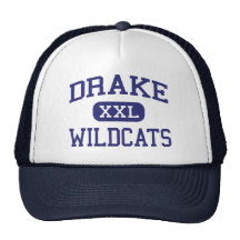 Drake Wildcats Middle School Auburn Alabama Mesh Hat