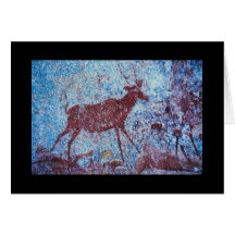 Drakensberg Cave Painting Greeting Card