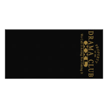 Drama Club Personalized Photo Card